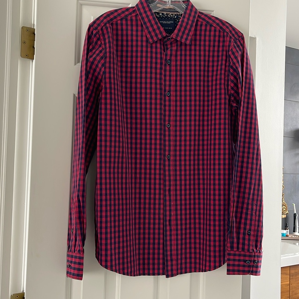 Denim & Flower Button Down